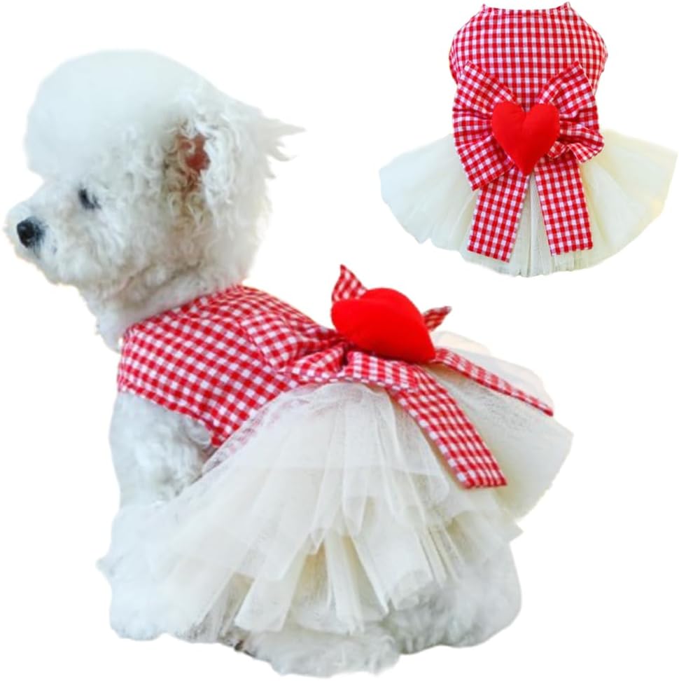 Anelekor pet wedding attire focusing on the detailed crystal decor and fine stitching