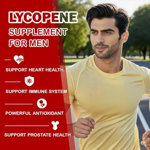 Novafun Lycopene supplement bottle natural tomato extract graphic