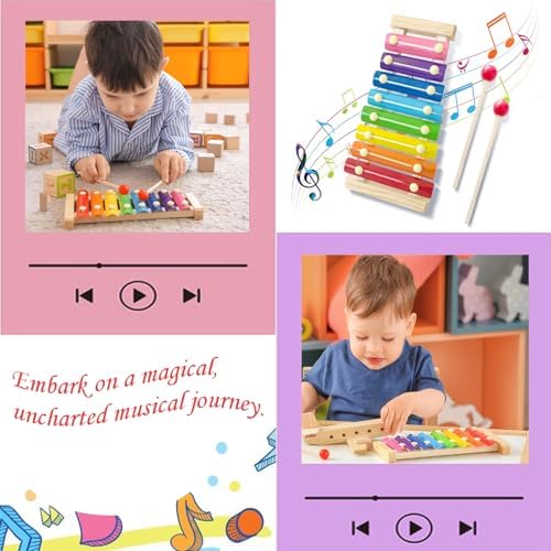 Premium authentic Blvochnnt musical percussion instrument showing the non toxic smooth finish for toddler safety