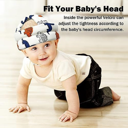 Baby Head Protector for Crawling Walking, Baby Helmet Adjustable No Bumps and Soft Cushion, Infant Safety Cap for Kid Learning to Walk - Image 8