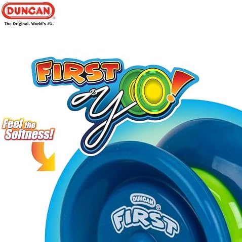 Duncan First Yo! beginner yo-yo showcasing the soft silicone body texture