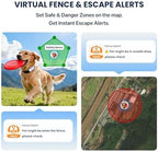 AI health assistant and activity monitor for dogs back view