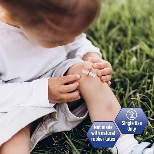 Hypoallergenic latex free medical strips for minor lacerations.