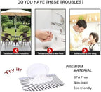 Voongor waterproof diaper wipes container plaid pattern