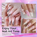 Professional nail technician using MelodySusie brushes