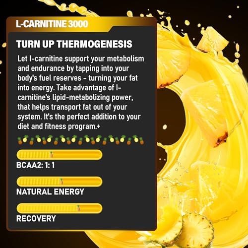 Liquid L-Carnitine 3000 energy boost formula for gym endurance