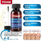 PDAM nail repair solution box showing active ingredients