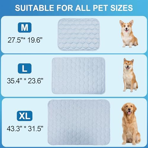 Machine washable pet cooling pad being cleaned to demonstrate easy maintenance.