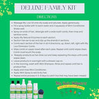 My Hair Helpers lice repellent spray for daily hair protection in school.