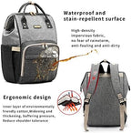 GAIVP diaper bag backpack displayed with portable changing pad