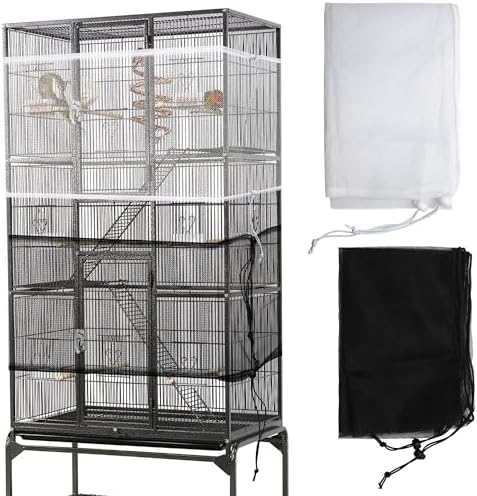 Catcan bird cage seed catcher guard front view