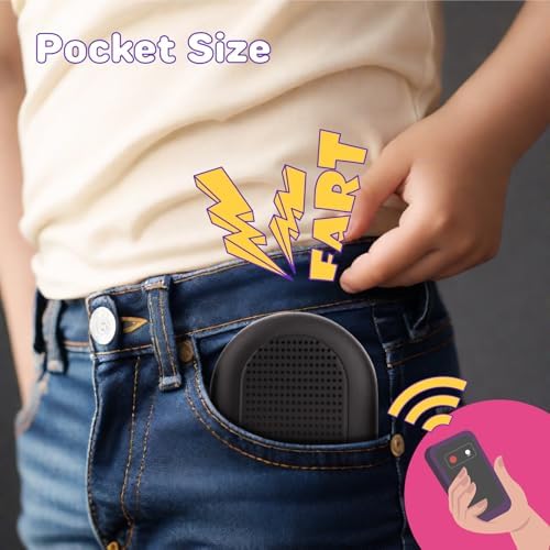 Pajojoqa electronic novelty prank toy kit demonstrating the wireless remote activation from across a room