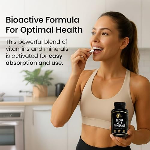 Authentic imported health and wellness multimineral capsules for men and women.