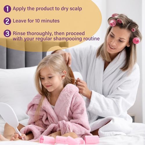 Close up of Yjoo 0.5 percent Ivermectin lice treatment