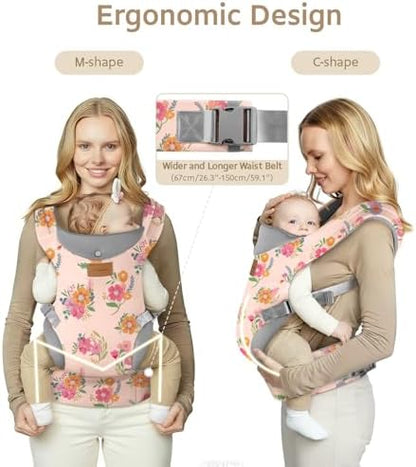Close up of breathable material on YooxArmor baby carrier