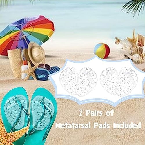Washable and reusable forefoot pads for long-lasting foot comfort.