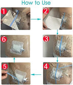 Medical grade waterproof dressing shield for secure wound care hydration barrier