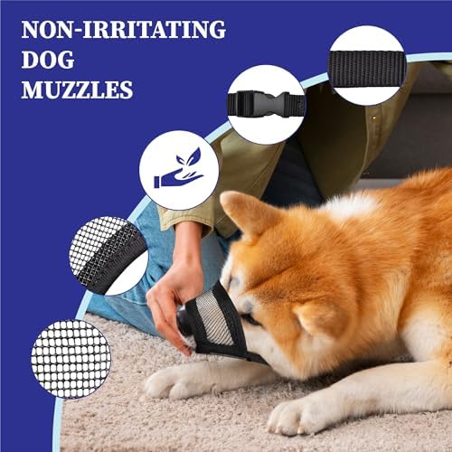 Adjustable strap system of Evollax large dog muzzle