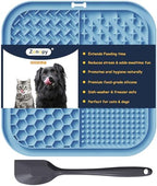 Zonopy square slow feeder lick pad showing textured surfaces