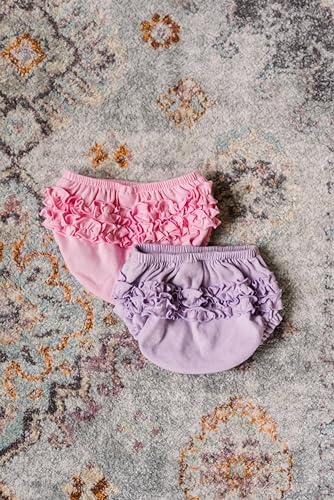 Top down view of breathable cotton toddler bloomers
