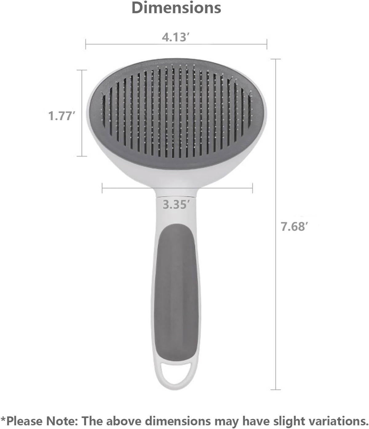 Gentle deshedding and undercoat removal tool for long haired puppies and kittens.
