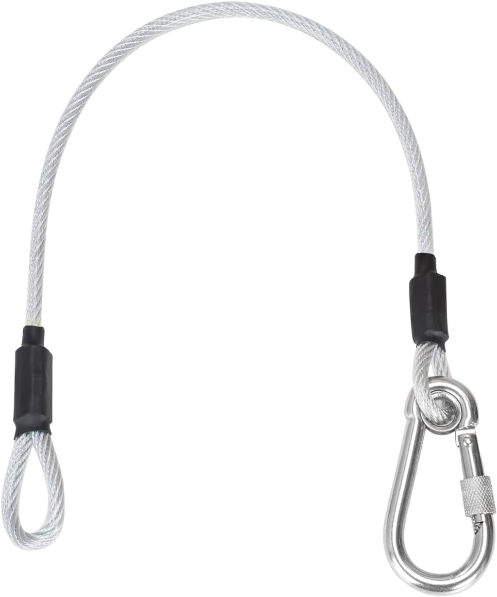 Chew Proof Dog Leash - 2Pack Metal Cable Lead,No Tangle Multiple Dog Leashes for Small and Medium Dogs- Heavy Duty Leash Extender for Collars & Harnesses(2 Pack Black, 20in/50cm) - Image 12