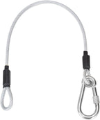 Chew Proof Dog Leash - 2Pack Metal Cable Lead,No Tangle Multiple Dog Leashes for Small and Medium Dogs- Heavy Duty Leash Extender for Collars & Harnesses(2 Pack Black, 20in/50cm) - Image 12
