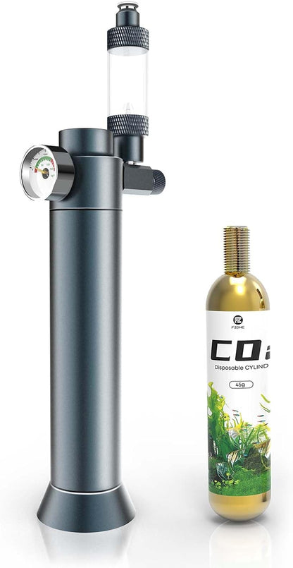 FZONE Desktop Aquarium CO2 System front view mini regulator kit