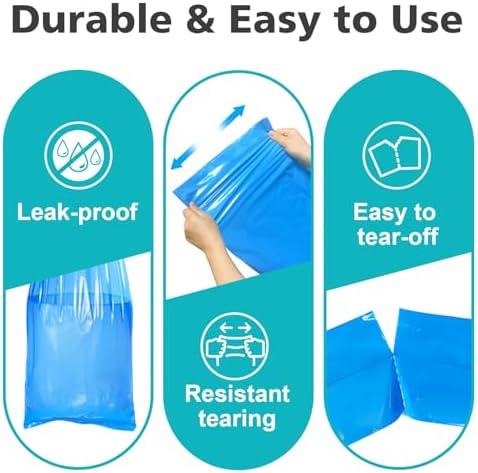 Qltytoy diaper pail refill bags multi-layer odor barrier film layer