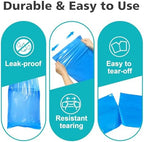 Qltytoy diaper pail refill bags multi-layer odor barrier film layer