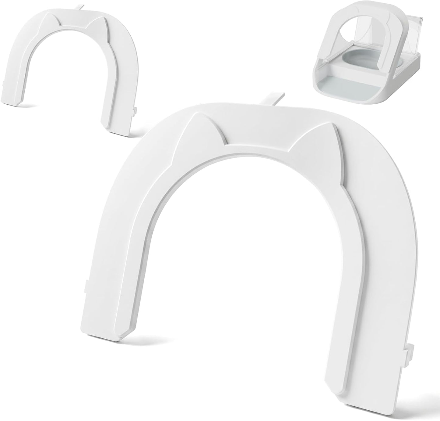 Rear Cover for Automatic Microchip Cat Pet Feeder - Prevents Persistent Pet from Getting Food from The Back of The Feeder - Image 11