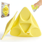 Chipi baby spoon front view showing the soft silicone training utensil for self feeding