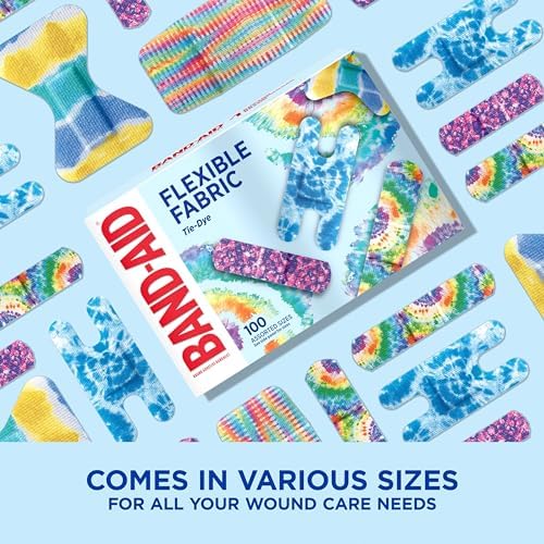 Band-Aid 100 count imported first aid kit packaging detail