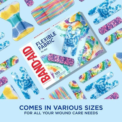 Band-Aid 100 count imported first aid kit packaging detail