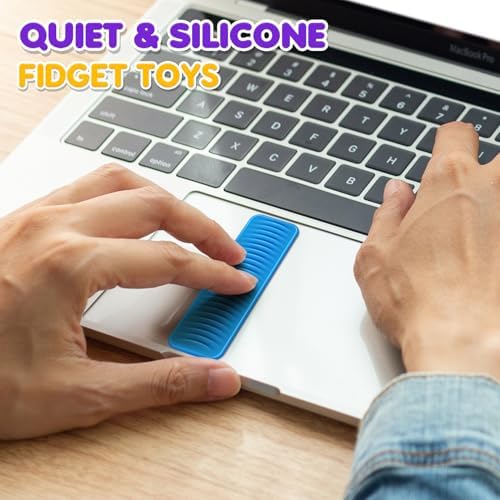 Close up of textured sensory fidget strip