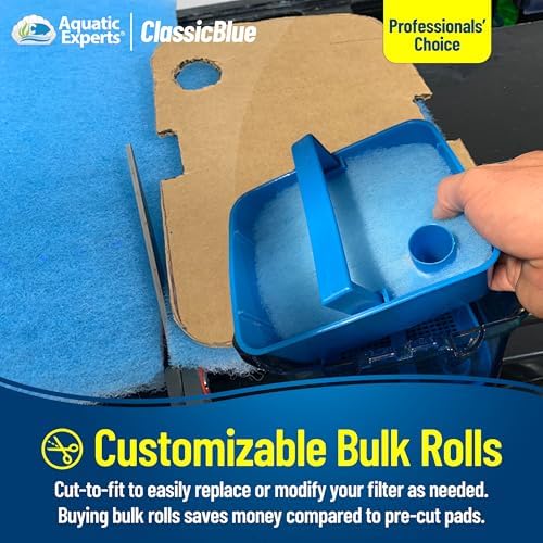 Aquatic Experts bonded polyester filter floss detail