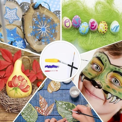 Complete package of 30 pieces AROIC watercolor and oil painting brushes for art students