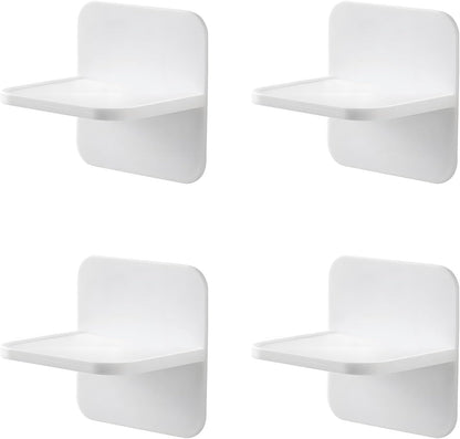 Kinzilla adhesive furniture anchors 4 pack front view showing heavy duty self adhesive anti tip design