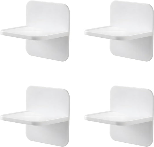 Kinzilla adhesive furniture anchors 4 pack front view showing heavy duty self adhesive anti tip design