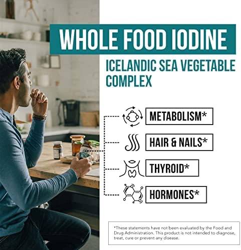 Triquetra Health whole food iodine supplement bottle side view