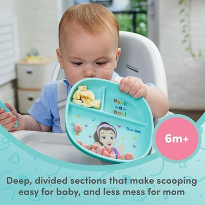 NUK Ms. Rachel toddler stainless steel fork and spoon