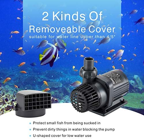 Hygger external return pump connected with plumbing fittings