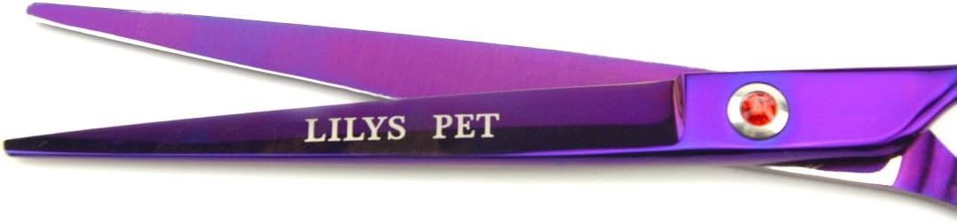 Professional pet thinning and straight grooming scissors