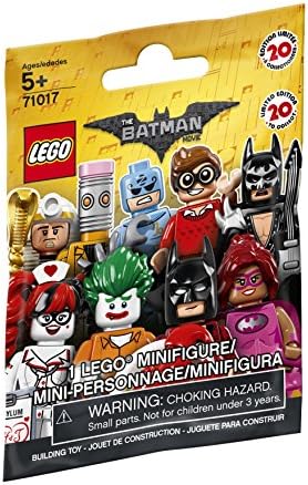 LEGO limited edition collectible mini action figure mystery pack showcasing product graphics