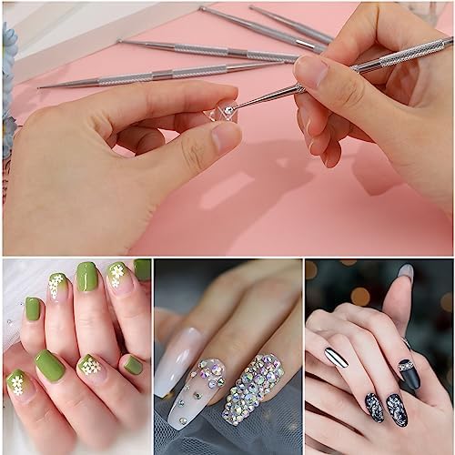 Mozeat Lens professional manicure kit arranged neatly to demonstrate the variety of styling sizes included