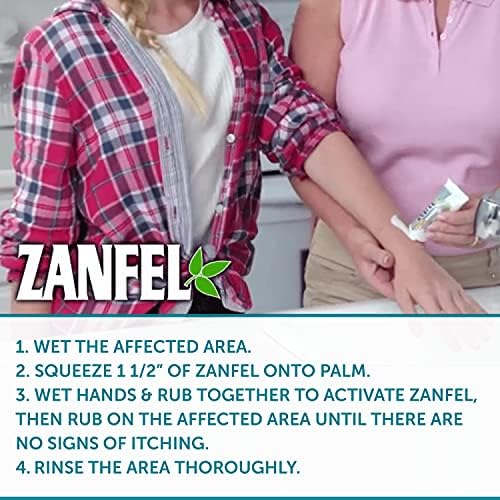 Zanfel topical treatment cream for removing urushiol plant oils from skin.