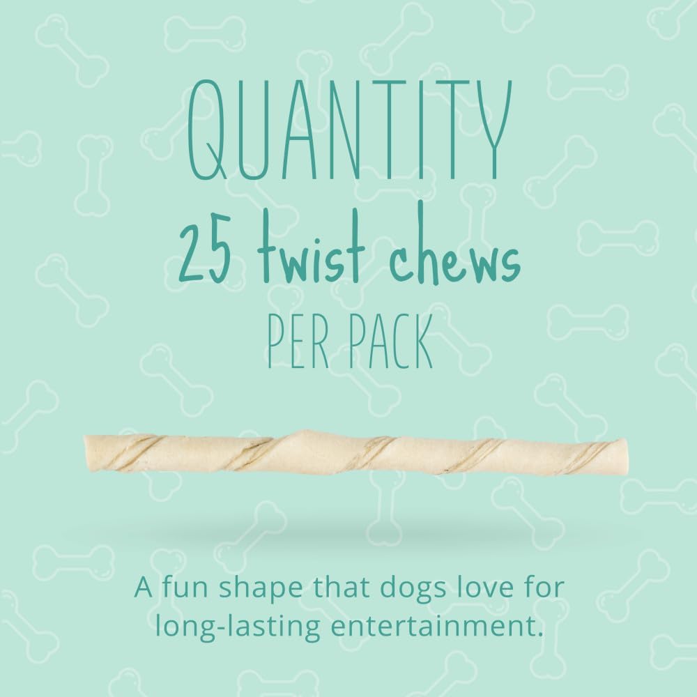 Dog enjoying a Better Belly fresh breath dental twist