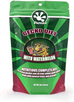 Pangea watermelon mango reptile food packaging details and branding