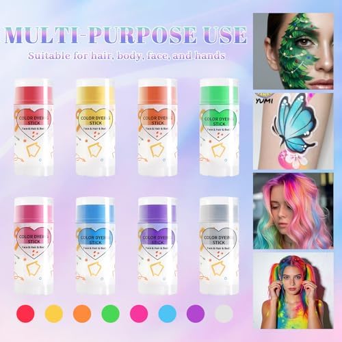 Side profile of PPUPXQZ washable hair dye stick