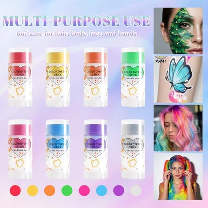 Side profile of PPUPXQZ washable hair dye stick